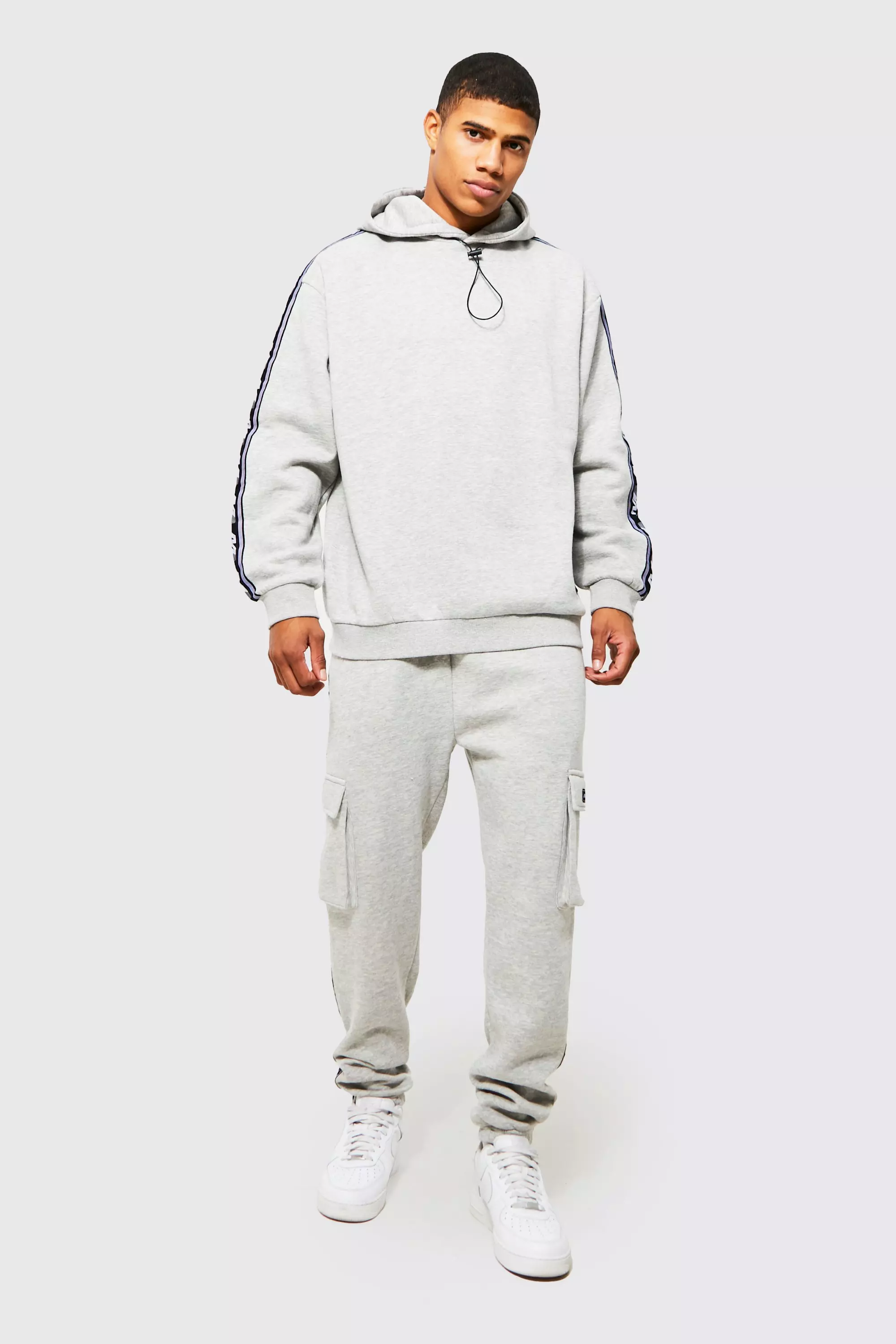 Tracksuit boohooman hot sale